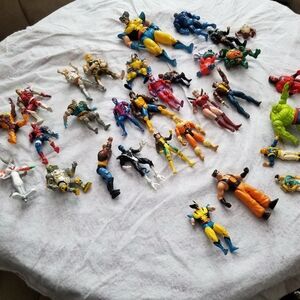 Huge Lot Of Vintage Action figures